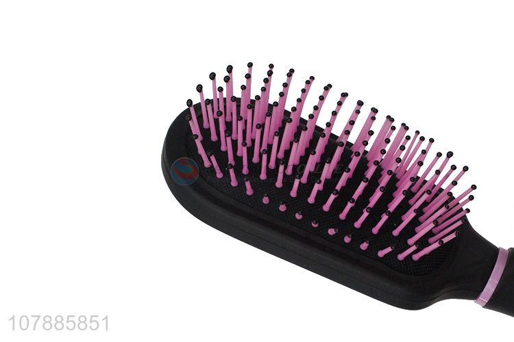 Low price anti-knotting airbag comb with nylon bristle