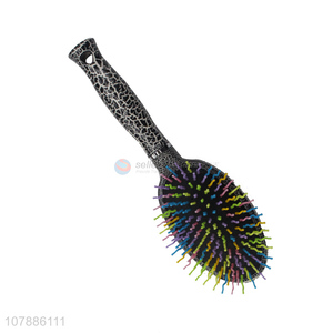 China supplier anti-hair loss comb airbag crackle paddle brush