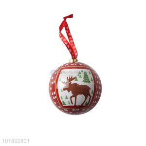 Good quality home décor plastic hanging christmas ball ornaments for sale