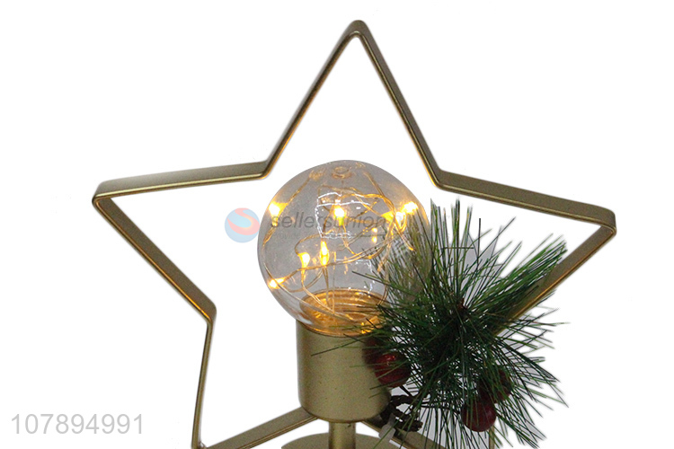 Wholesale led glass Christmas night lamp decorative table lamp storage container