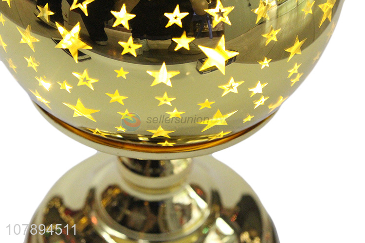 Most popular Christmas star pattern glass ball lamp holiday decorations