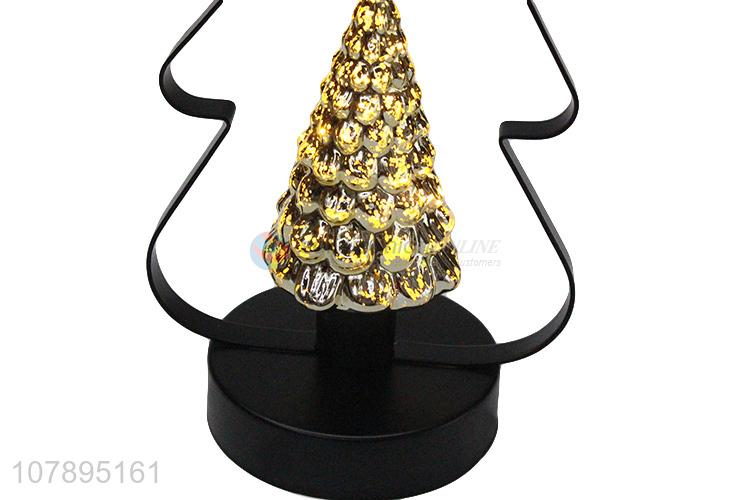 Hot selling modern luxury led Christmas table lamp Xmas home ornaments