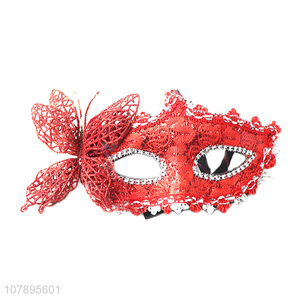 New style red women half face masquerade mask with high quality