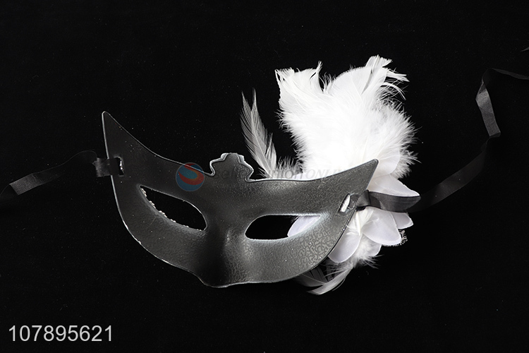 Fashion style white party mask masquerade mask for women