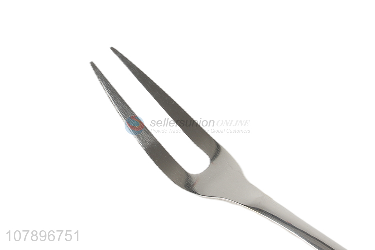 High quality silver engraved stainless steel universal meat fork