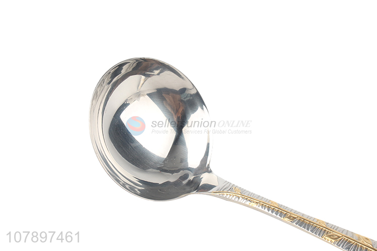 New arrival silver universal stainless steel household soup spoon