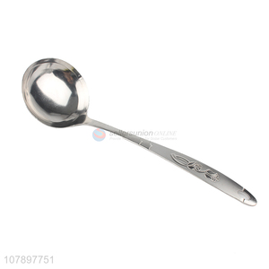 Low price silver stainless steel food-grade soup spoon