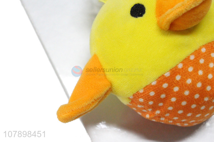 Best selling cute duck shape soft pet toys dog toys wholesale