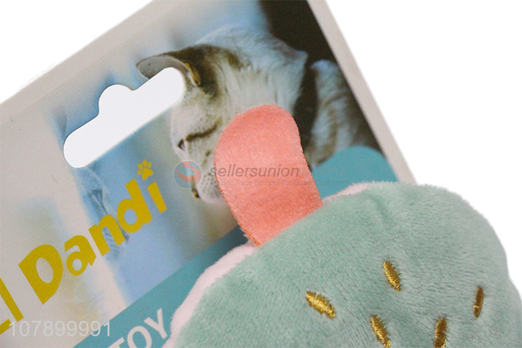 Cute Design Fruit Shape Plush Toy Interactive Pet Toy Cat Toy