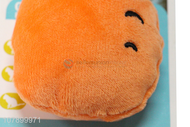 Top Quality Carrot Shape Pet Chew Toy Soft Plush Toy For Cat