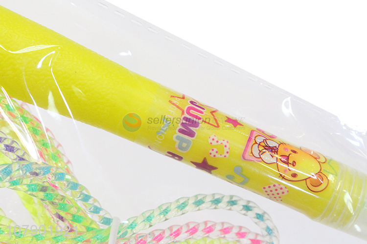 New product cartoon colorful crystal children skipping rope kids jump rope