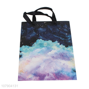 Creative starry sky printing paper bag holiday gift bag