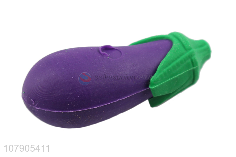 New Design 4 Pieces Vegetable Shape Eraser Set For Students