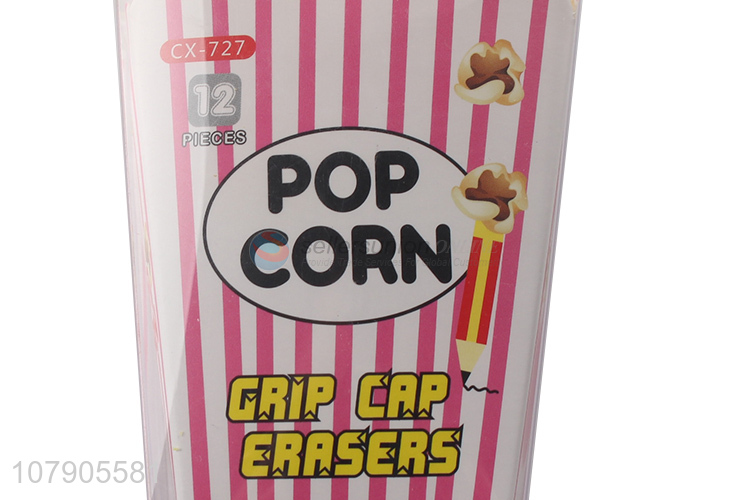 Cool Design Fake Popcorn Shape Students Eraser Creative Stationery