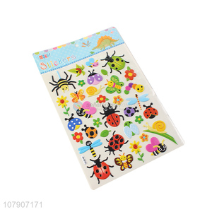 Hot selling multicolor cartoon stickers toy bubble stickers