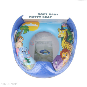 Best quality lovely soft baby potty seat cushioned children toilet seat