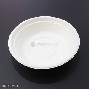 High quality white round disposable takeaway lunch box