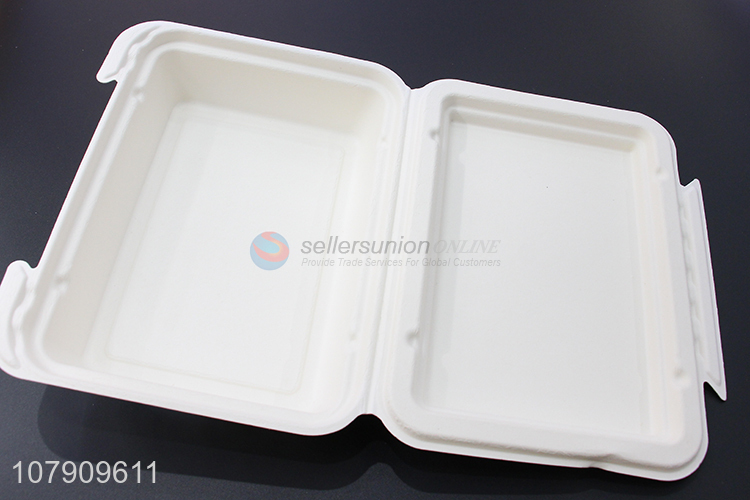 Good price white takeaway packed lunch box disposable plate