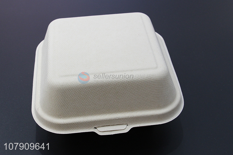 Yiwu wholesale white disposable lunch box 6 inch hamburger box