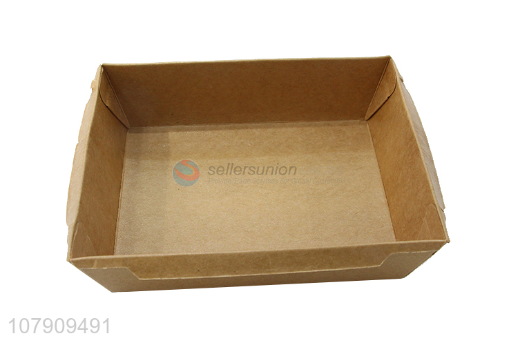 Factory direct sale cowhide lunch box disposable takeaway box