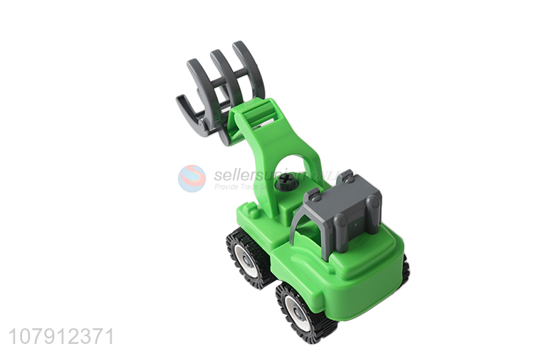 Customized plastic toy car construction truck toy with high quality