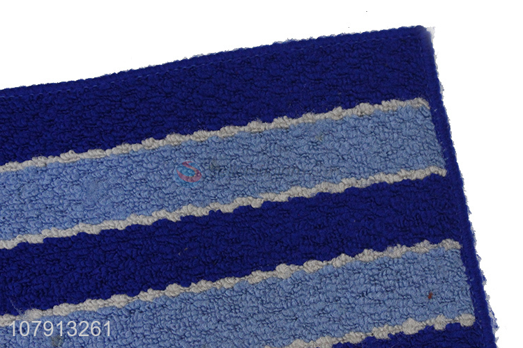 China products non-slip bathroom color striped carpet for sale