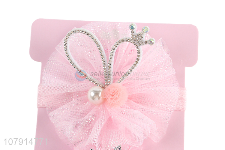 Wholesale Kids Hair Band Elastic Princess Headband For Baby Girl