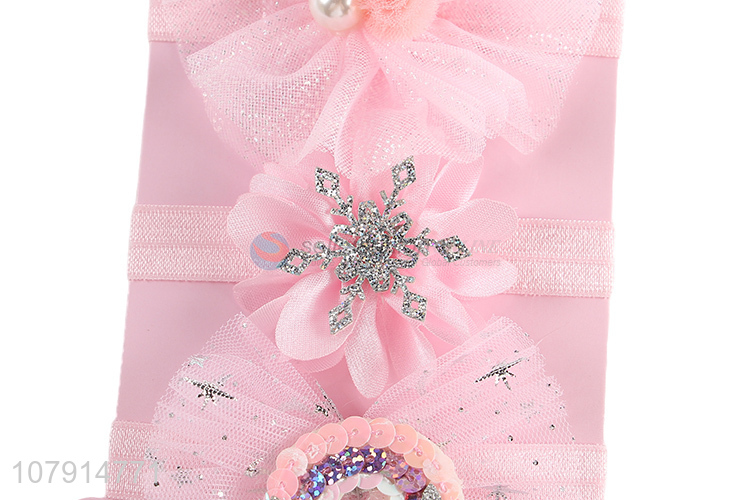 Wholesale Kids Hair Band Elastic Princess Headband For Baby Girl