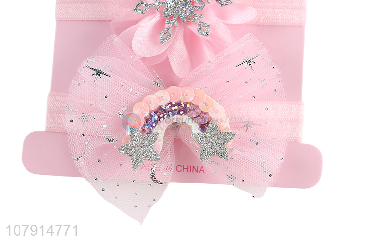 Wholesale Kids Hair Band Elastic Princess Headband For Baby Girl