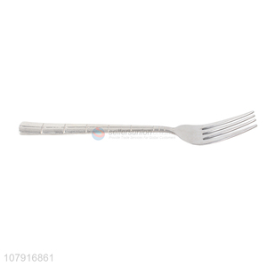 Low price silver durable home hotel tableware fork for noodle