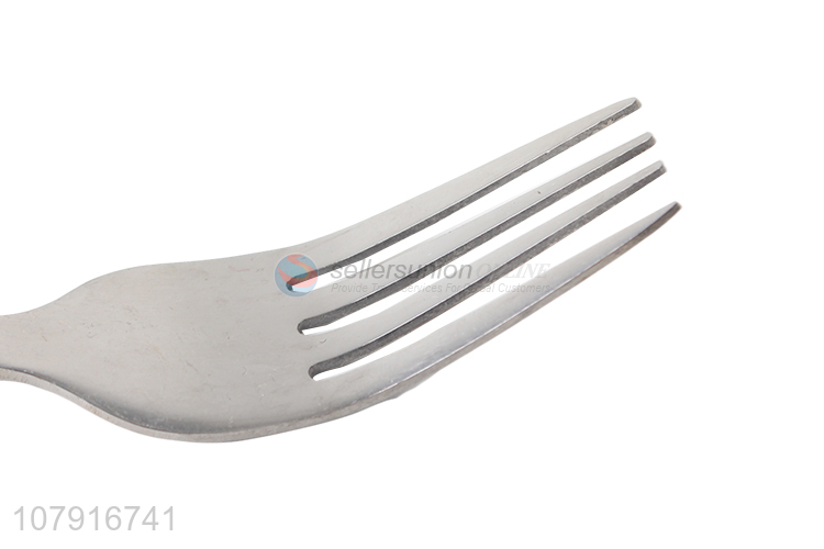 China factory silver stainless steel tableware fork for restaurant