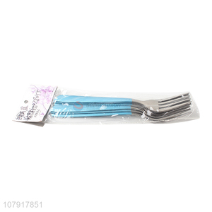 Good wholesale price universal short handle carved food grade fork