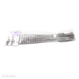 New silver stainless steel universal fork household tableware