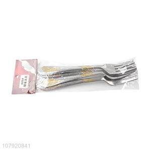 China supplier stainless steel dinnerware metal dinner fork steak fork