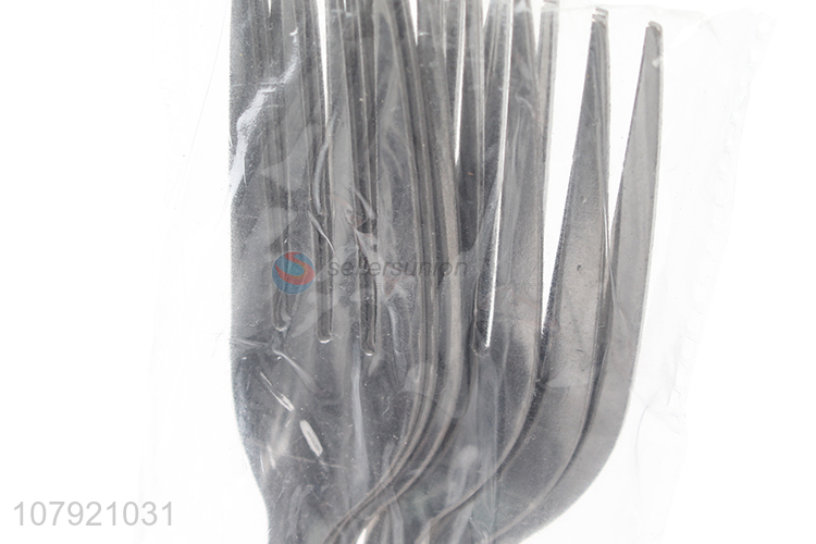 Best selling reusable stainless steel metal dinner table fork wholesale