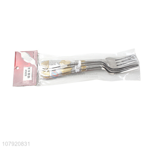 Promotional items restaurant hotel stainless steel table fork metal forks