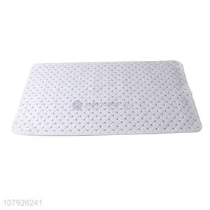 New products white pvc non-slip bathroom mat with cheap price