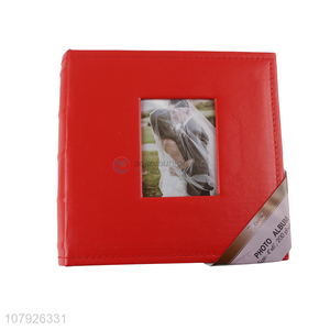 Wholesale large capacity 4*6 waterproof pu leather wedding albums holds 300 photos