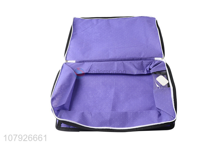 Yiwu wholesale purple multi-purpose household clothes storage bag