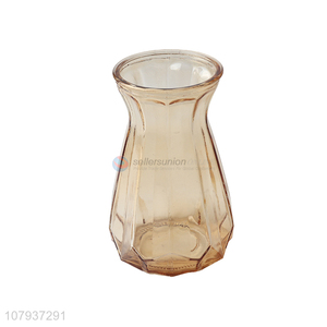 China products fashion colored glass flower vase for party decor