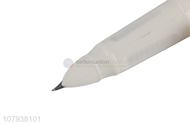 New arrival white signature fountain pen student writing pen