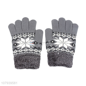 Custom Ladies Knitted Winter Gloves Fashion Warm Gloves