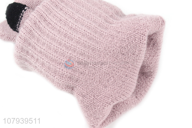 Best Quality Winter Touch Screen Gloves Women Knitted Gloves