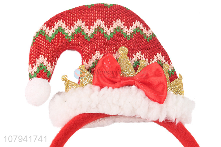 Hot Selling Christmas Hat Hair Hoop Christmas Decorative Head Band