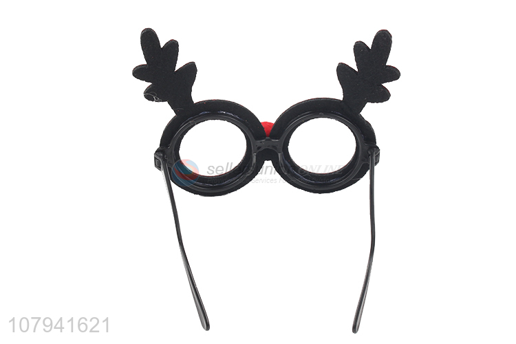 Hot Selling Fashion Antlers Glasses For Christmas And Party Decoration