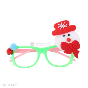 Factory Supplies Snowman Design Plastic Glasses Festival Glasses