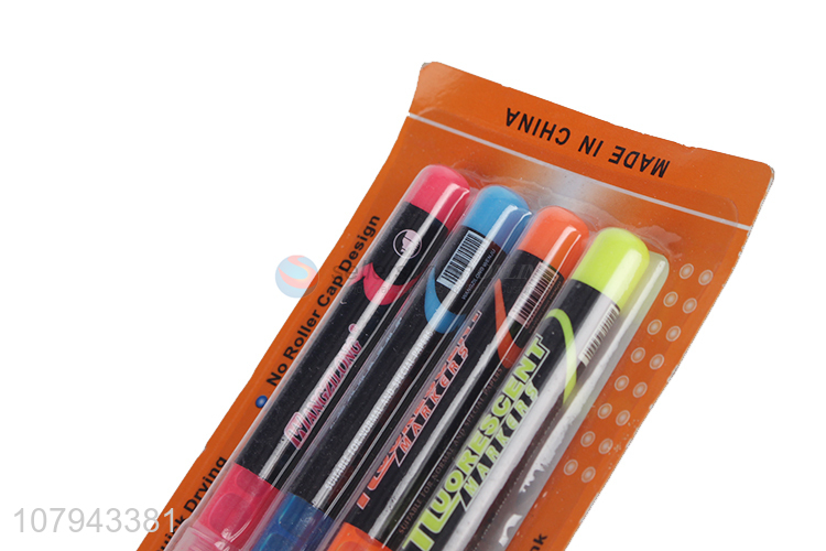 Factory direct sale durable office stationery liquid highlighter marker