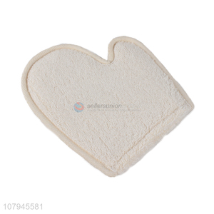 China supplier skin-friendly bamboo fiber shower bath gloves body scrubber