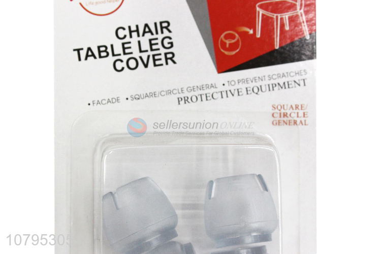 New Arrival Furniture Leg Protector Plastic Non-Slip Table Foot Cover