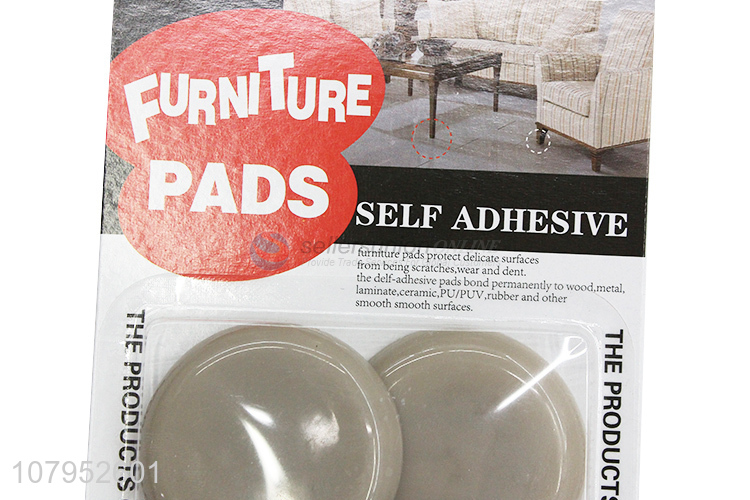 Good Sale Round Plastic Self Adhesive Furniture Sliding Pads